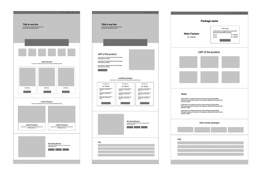 Wireframes