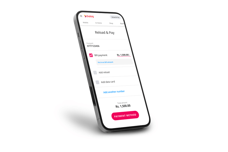 Reload & Pay bills