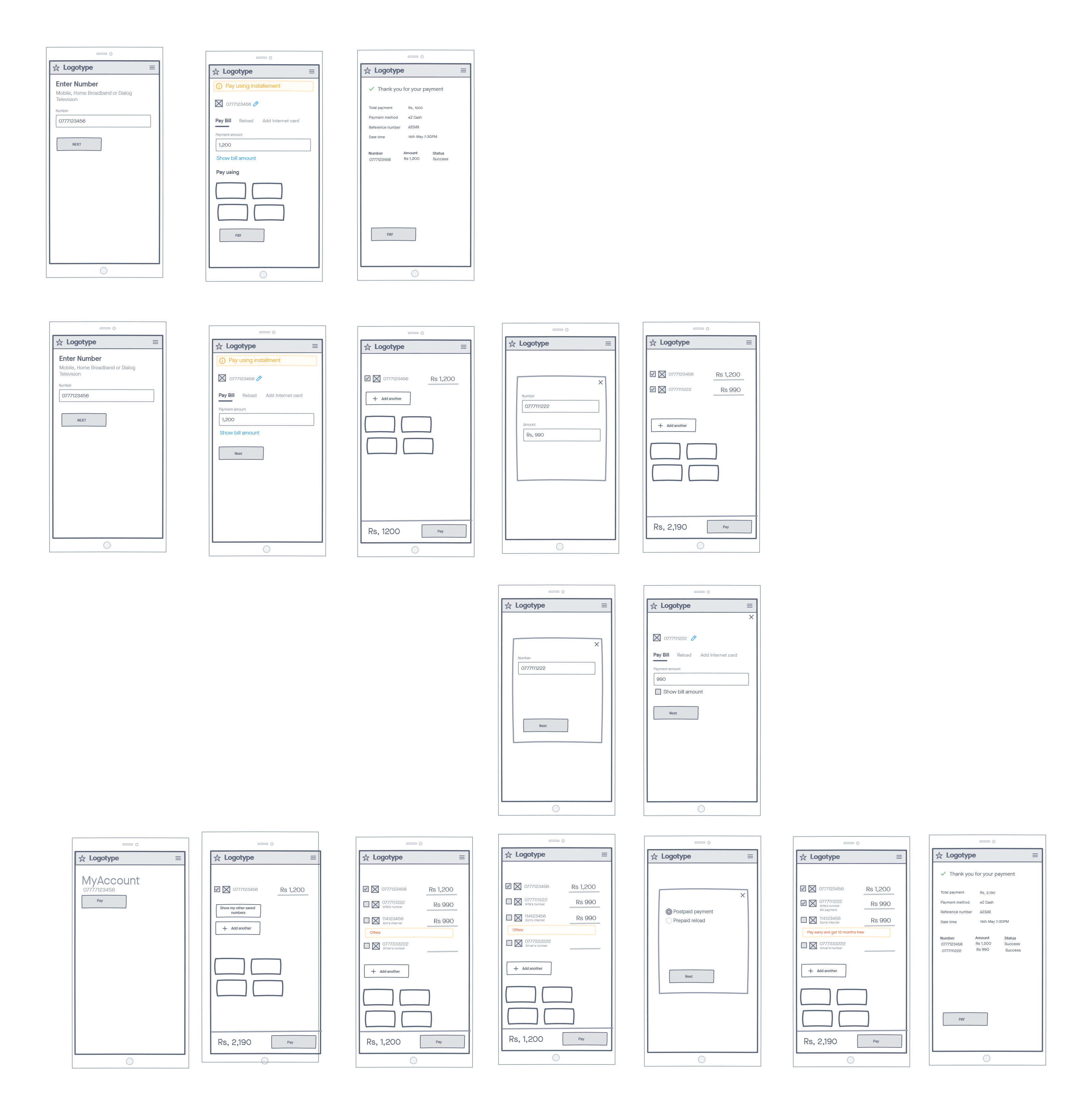 Wireframes
